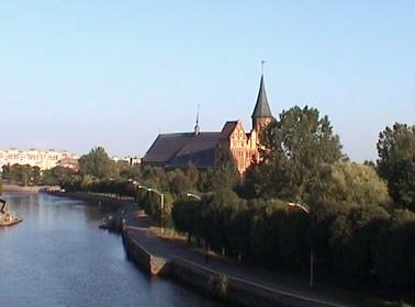 Blick über den Pregel zum Dom