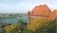 Blick vom Hochschloß zum Hochmeisterpalast